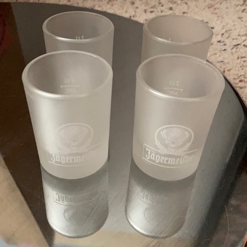 Jaegermeister shot glasses